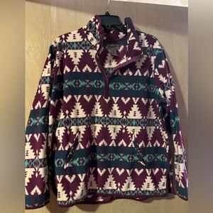 Wrangler Aztec Fleece 1/4 Zip XL